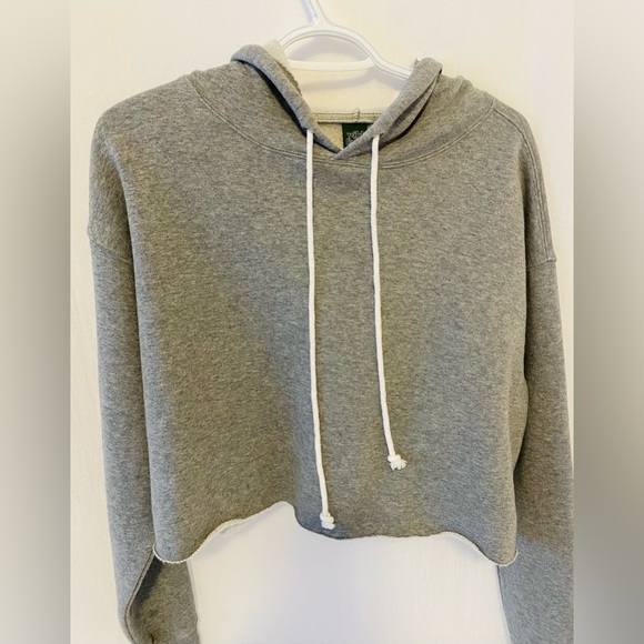 Wild Fable Gray Cropped Hoodie - Picture 2 of 6
